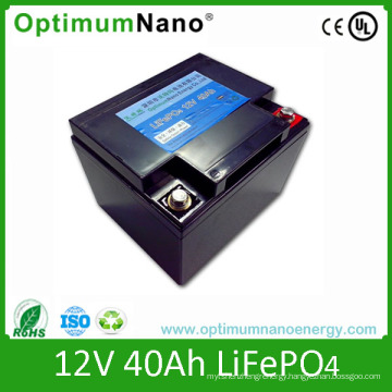 Lithium 12V 40ah Battery for LED Light